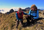 Monti Colombarolo (2309 m) e Ponteranica orientale (2378 m) da Ca’ San Marco il 27 ottobre 2016 - FOTOGALLERY